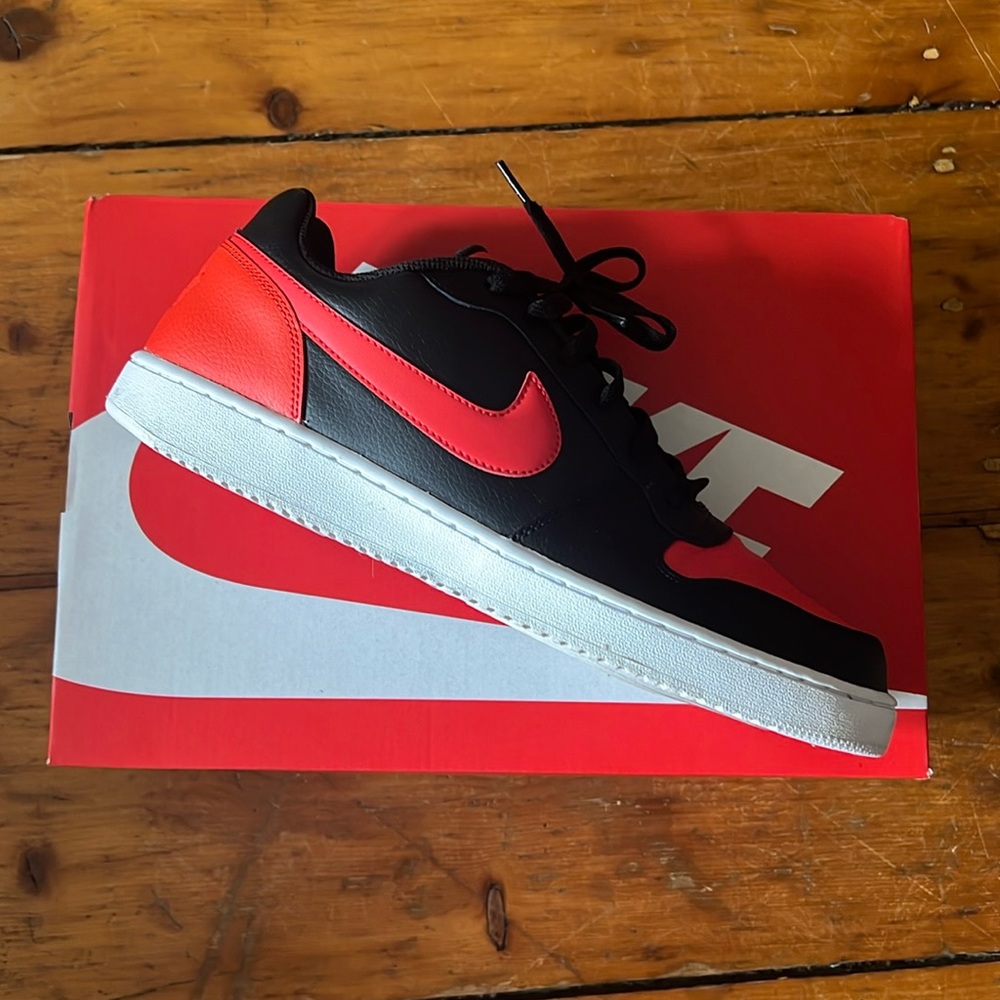 Nike Ebernon Low Habanero Red Sneakers